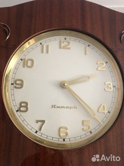 Часы Янтарь напольные с боем