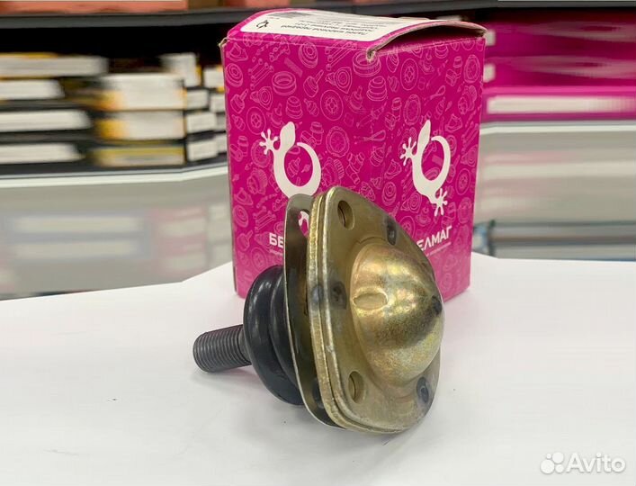 Палец шаровой передней подвески верхний с чехлом