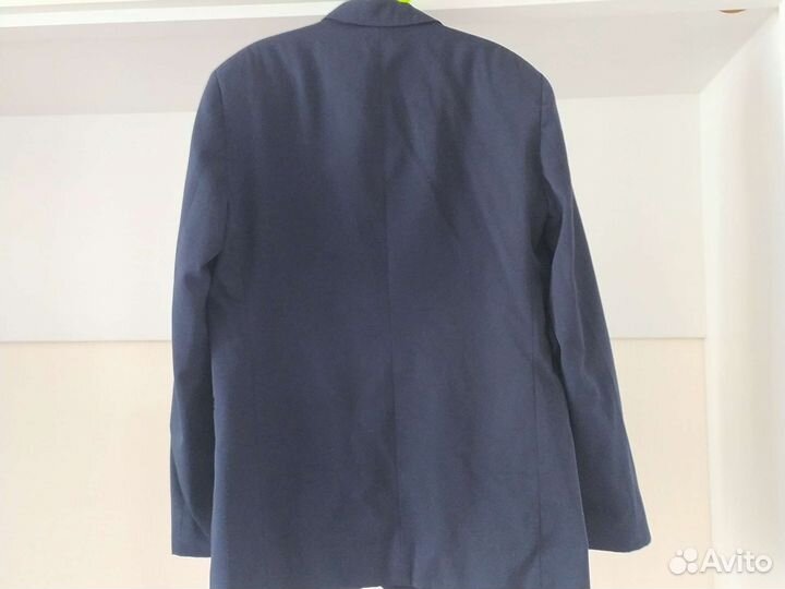 Пиджак школьный тёмно-синий рост 152
