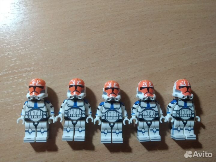 Lego Star Wars минифигурки клоны