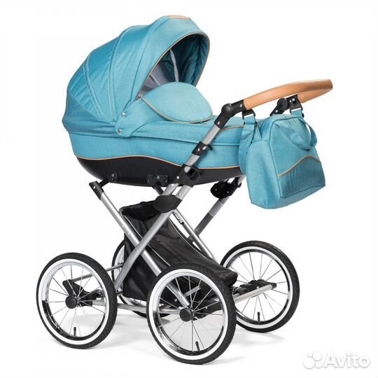 Коляска детская Lonex Parrilla 2 в 1 - Azure