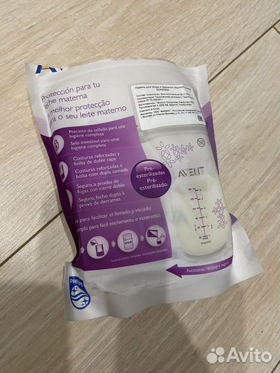 Avent пакеты для хранения грудного молока 180 мл