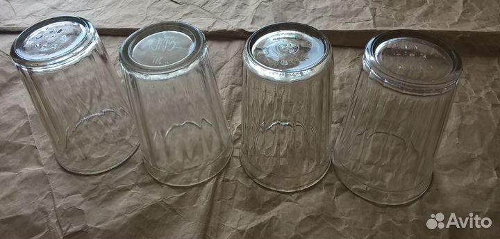Стаканы и стопки граненые СССР в ассортименте