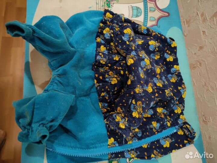 Комбинезон вельветовый для небольшой собачки