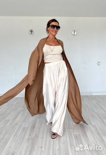 Кимоно женское без брюк легкое летнее вискоза