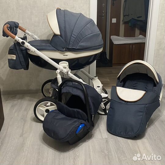 Коляска adamex monte carbon 3 в 1