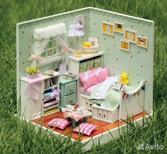 Готовый собранный румбокс миниатюра, для лол