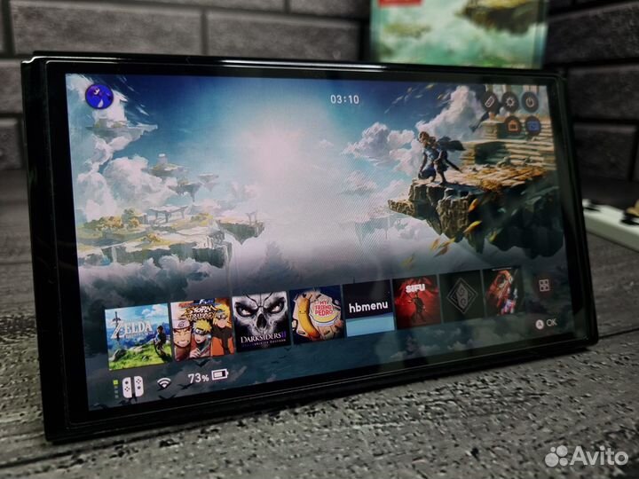 Новый прошитый Switch Oled Zelda Edition 320Гб