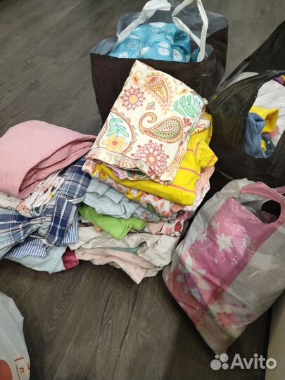 Детская одежда для девочек пакетом 104 110