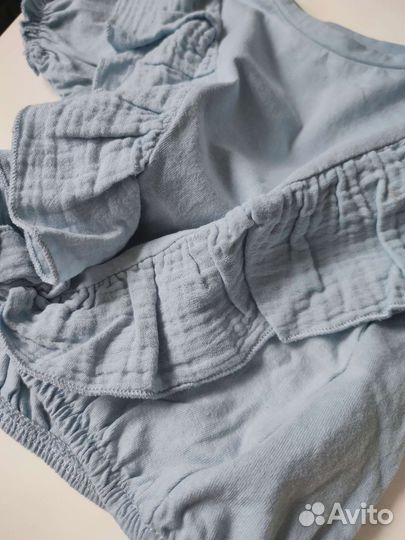 Zara, детский летний топ/футболка для девочек