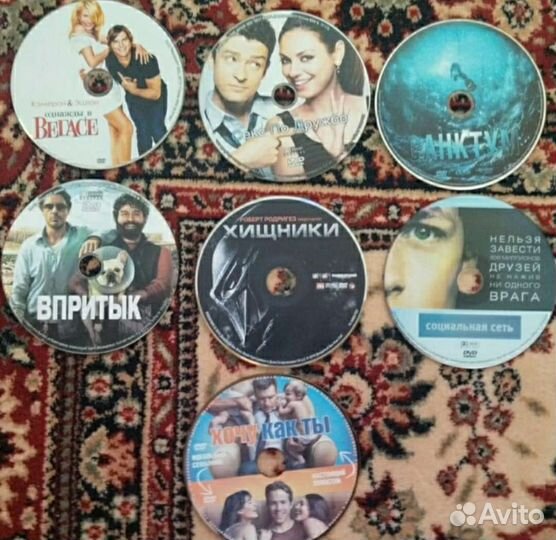 Видеокассеты CD DVD audio video 88 шт