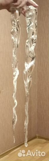 Декоративные сосульки из акрила