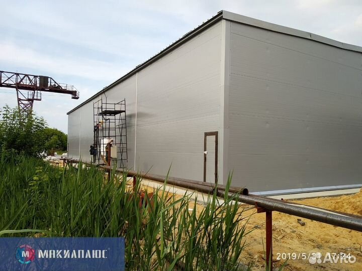 Сушильная камера 60м3 с теплоносителем вода