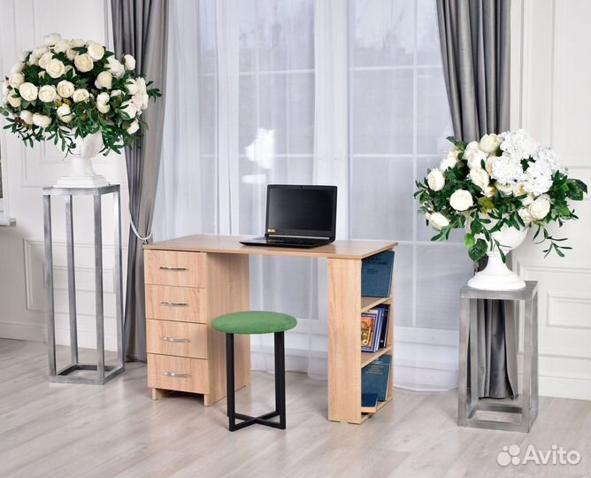 Стол письменный, Domenico, Дуб Сонома 70х110х50 см