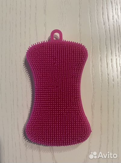 Силиконовая губка для деликатного мытья посуды