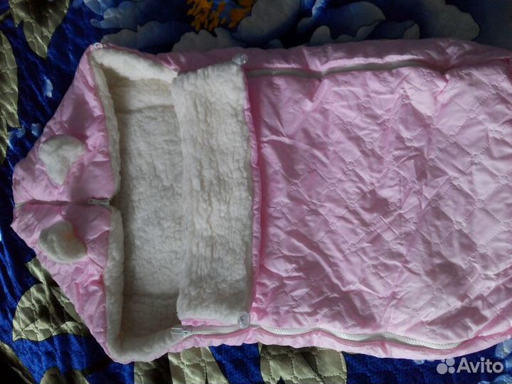 Конверт зимний на выписку и в коляску