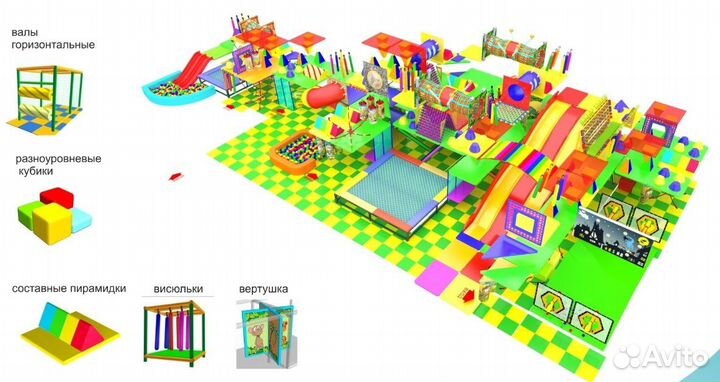 Детский игровой лабиринт