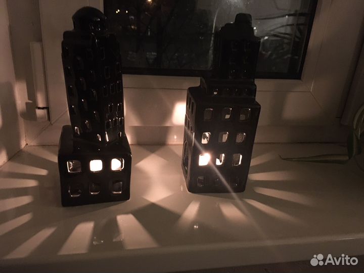 Брутальные Подсвечники Домики большие