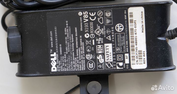 Блок питания Dell 19.5V 3.34A (65W) 7.4x5.0мм