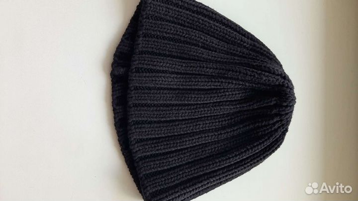 2шт Тёплые шапки черные на мальчика 3-5 лет