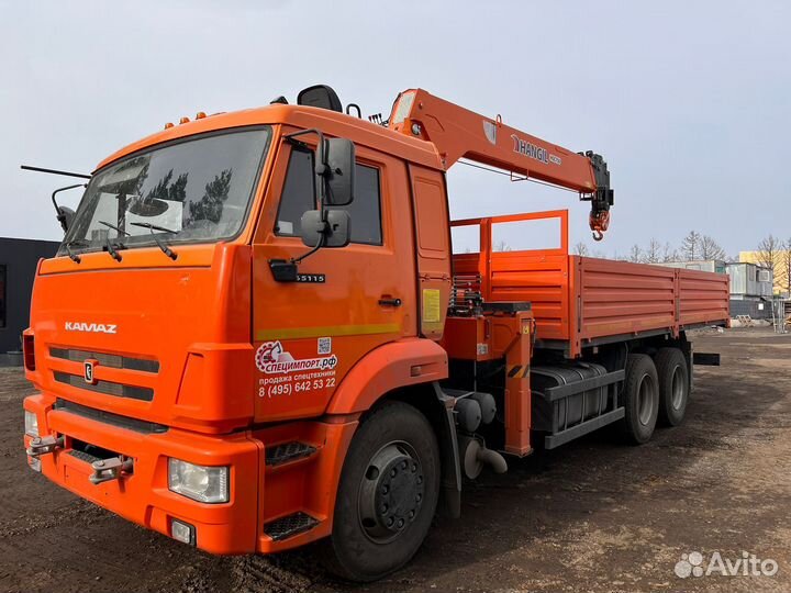 КАМАЗ 65115 с КМУ, 2022