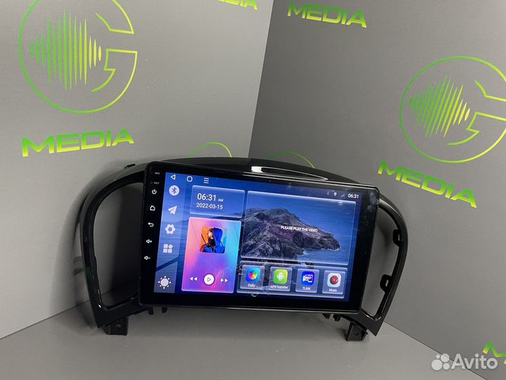 Магнитола Nissan Juke Андройд 10, 2/32Gb, Qled