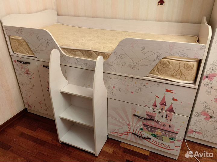 Кровать чердак Принцесса