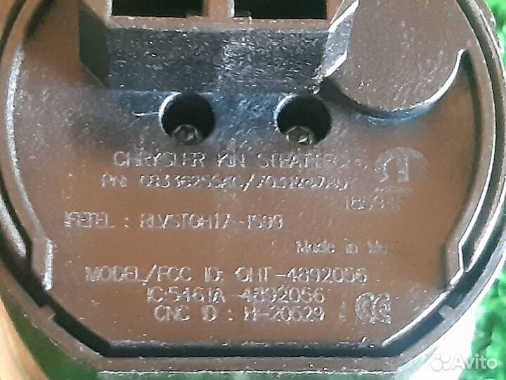 Dodge RAM 2019- кнопка старт стоп