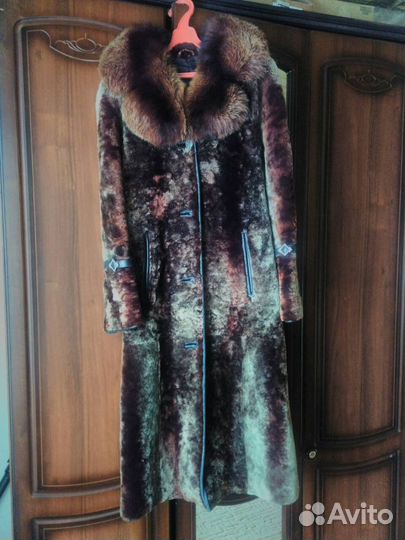 Шуба стриженая мутоновая