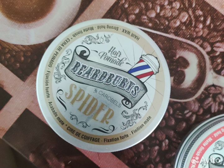 Паста, глина, помада для укладки волос beardburys