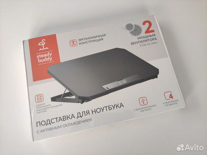 Подставка для ноутбука с охлаждением для 13-17