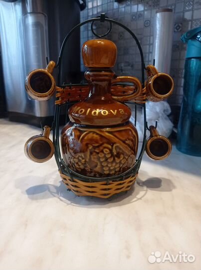 Подарочный набор графин Молдова под напитки