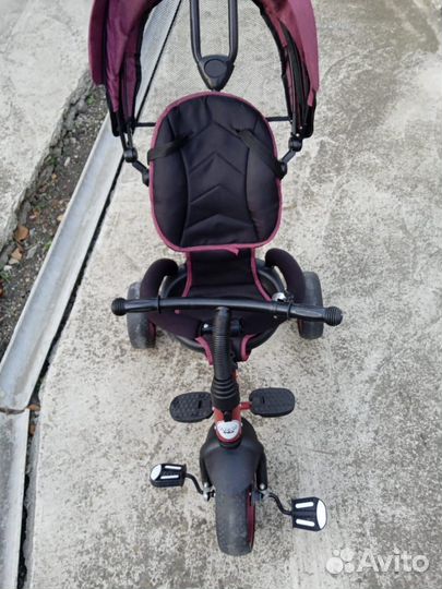 Велосипед коляска с ручкой