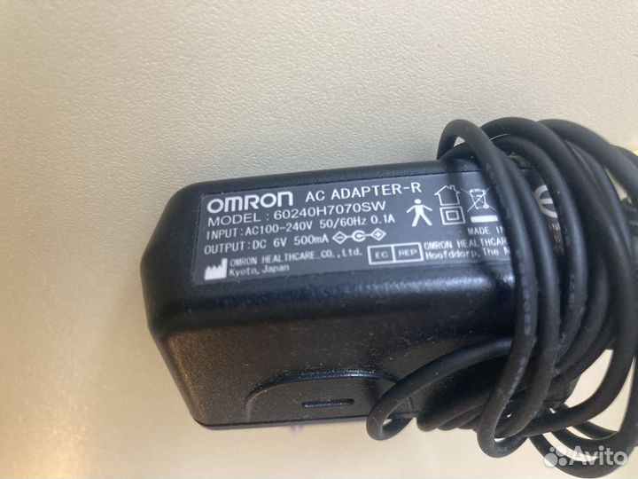 Блок питания для тонометра Omron оригинальный