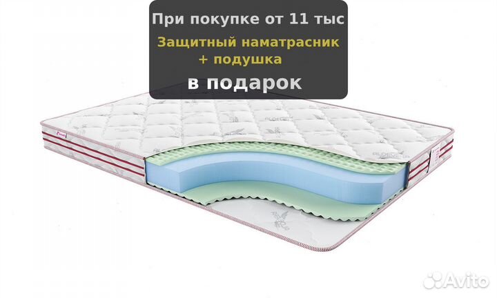 Матрас для поддержки позвоночника 140х200, 180х200