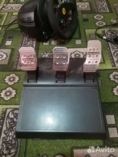 Thrustmaster t300 Ferrari alcantara edition + кпп