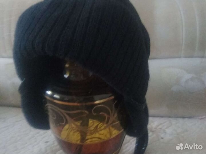 Шапка натуральная замша