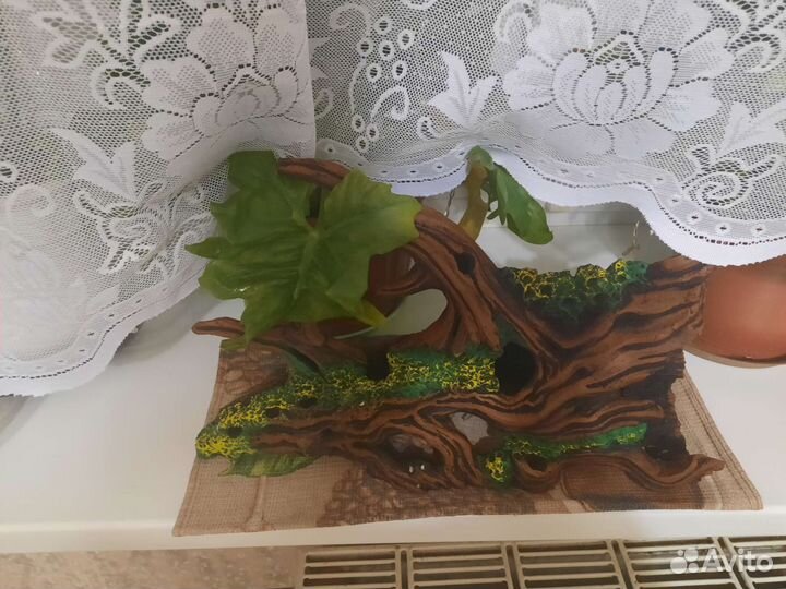 Коряга в аквариум