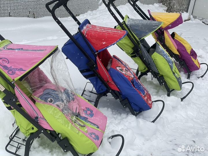 Санки-коляска Скользяшка