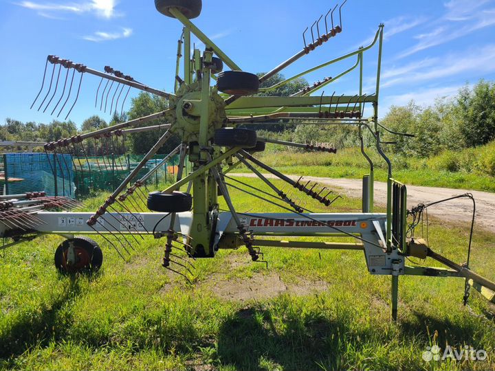 Грабли Claas Валкоукладчик двухроторный с укладкой по центру (Liner), 2000