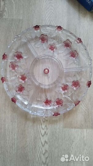 Хрустальная менажница