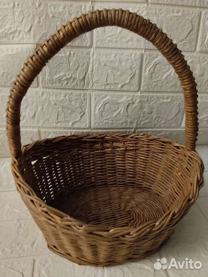 Корзина плетеная для фруктов большая