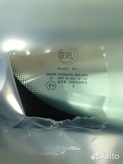 Лобовое стекло Fiat ducato