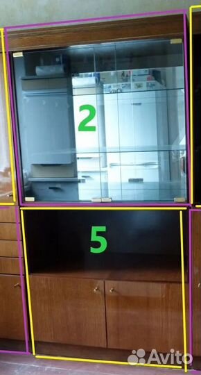 Мебельная стенка из 2-х секций