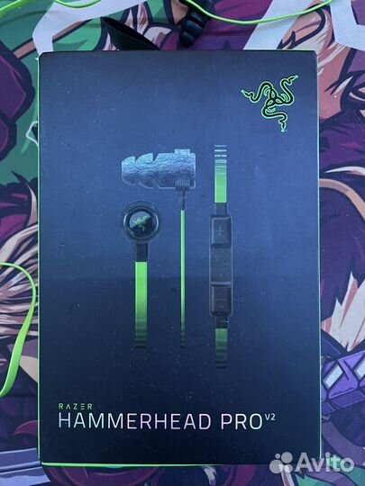 Наушники razer hammerhead pro v2 оригинал