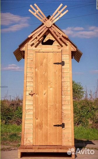 Дачный туалет деревянный А101