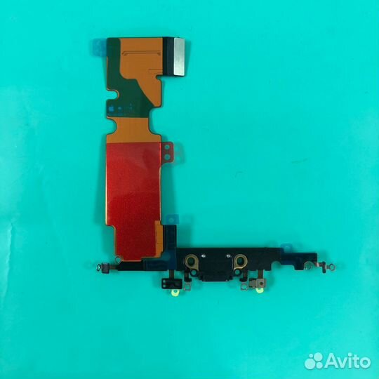 Шлейф iPhone 8 Plus с разьемом зарядки черный