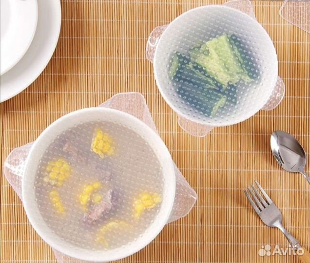 Крышки Растягивающиеся силиконовые