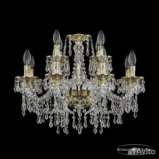 Bohemia Ivele Crystal 16103/8+4/195 G 1603 подвесн