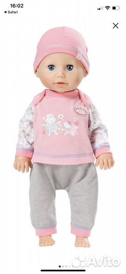 Кукла пупс Baby Annabell